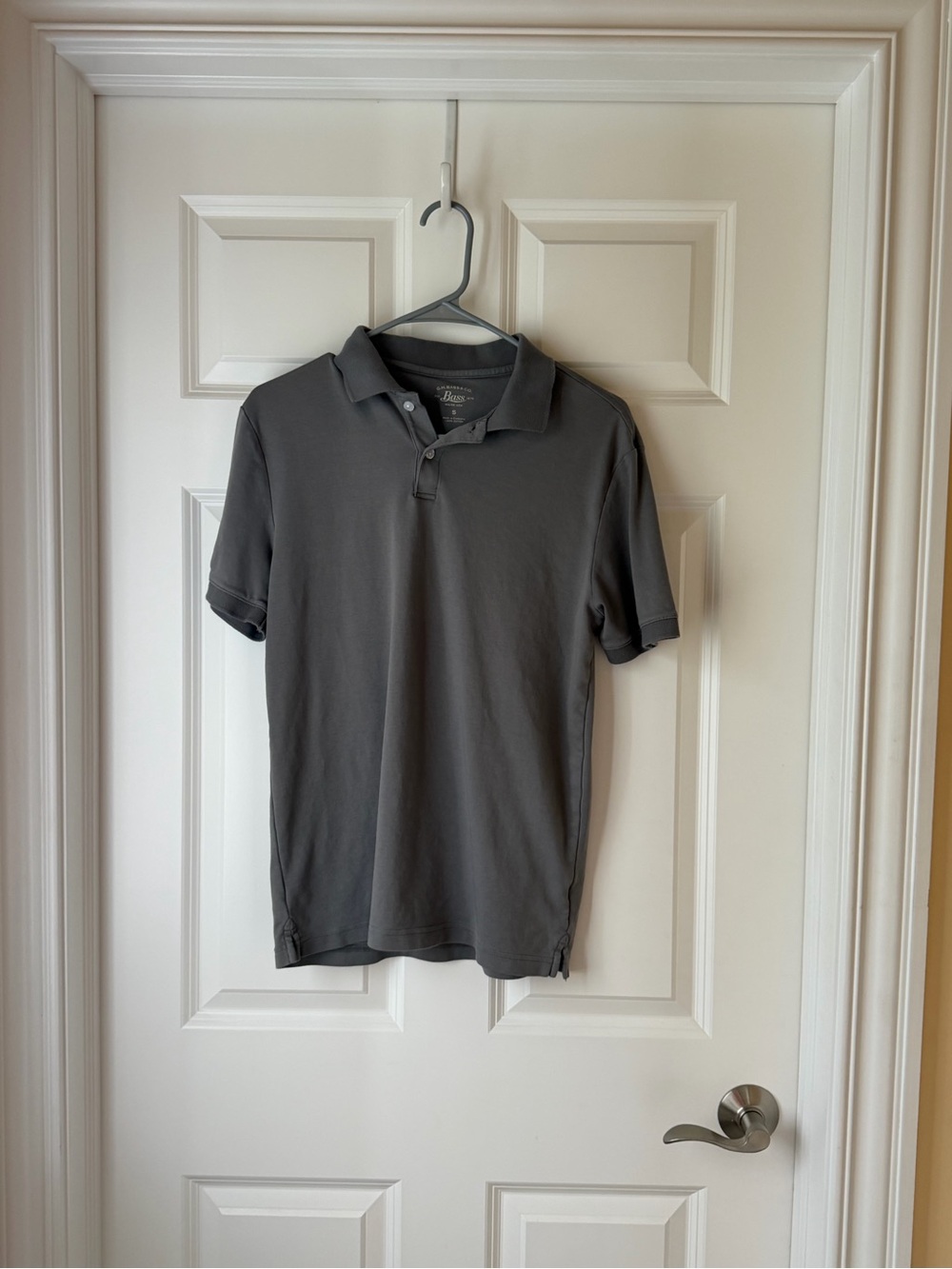 G.H. Bass & Co. Men's Gray Short-Sleeve Polo Small Athleisure Wear